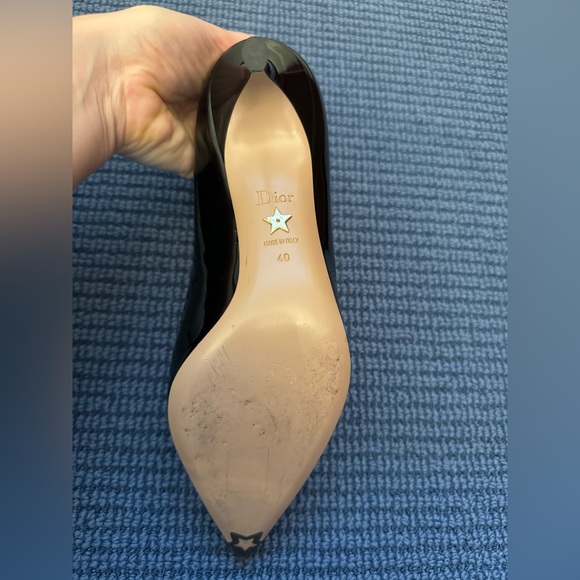 Authentic Christian Dior Patent Leather Pumps Size 10 - Picture 3 of 7